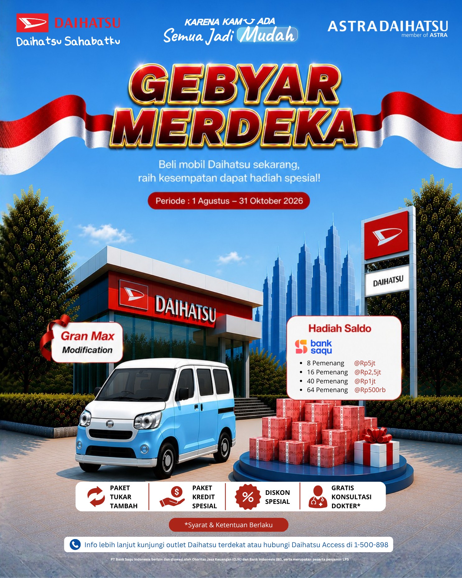 WAJI gebyar merdeka astra daihatsu banjarbaru banjarmasin palangkaraya sampit